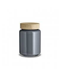 Holmegaard Palet Opbevaringskrukke 0,7L mørkegrå